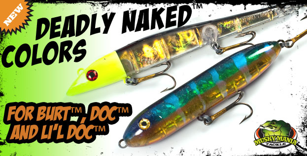 Muskie Tackle- Drifter Tackle, Musky Maina, ERC, Sennett Tackle, Loke Lures